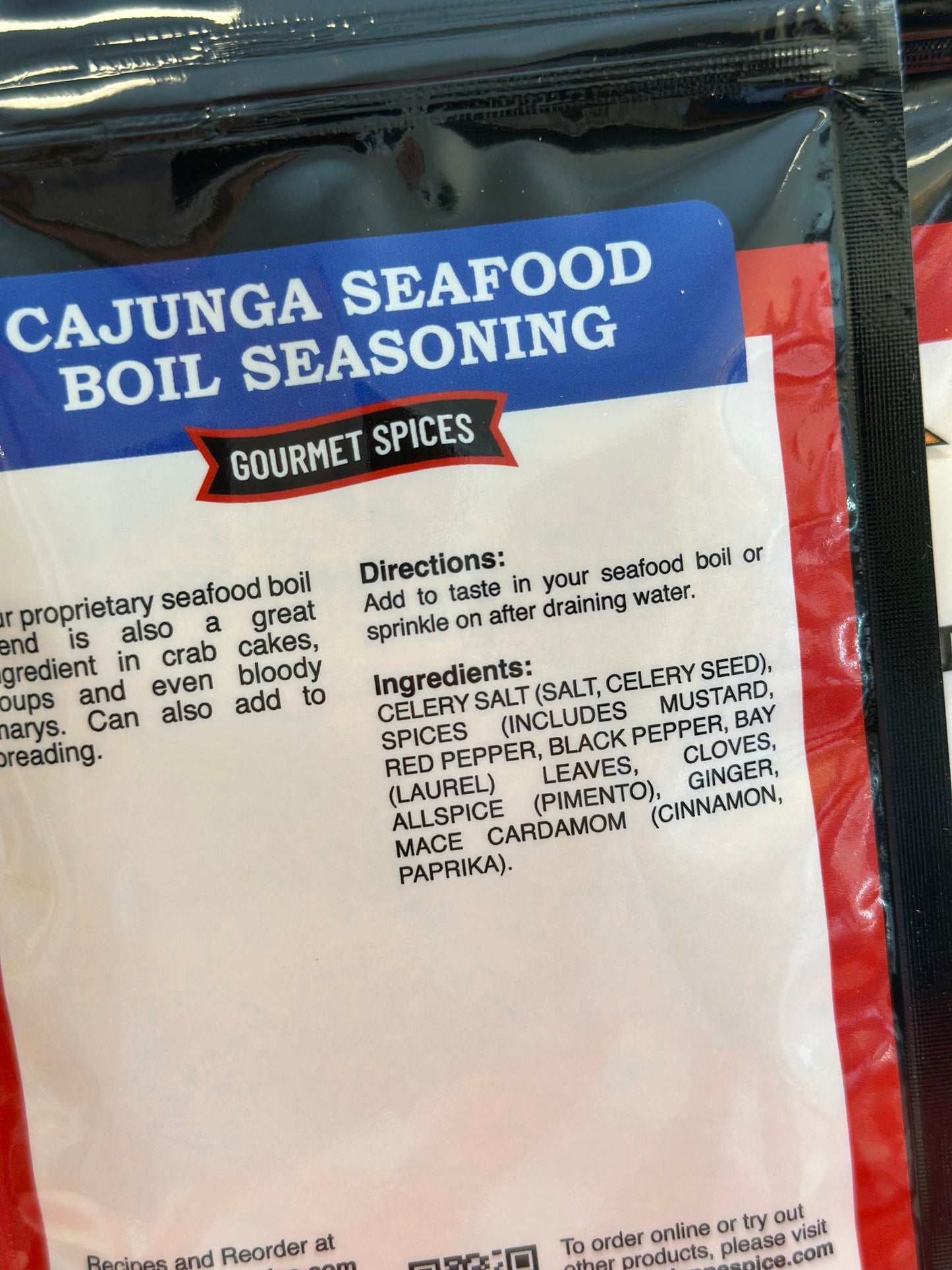 Cajunga Seafood Boil Packet