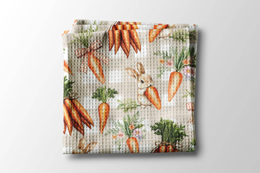 Carrot & Bunny Kitchen Towel