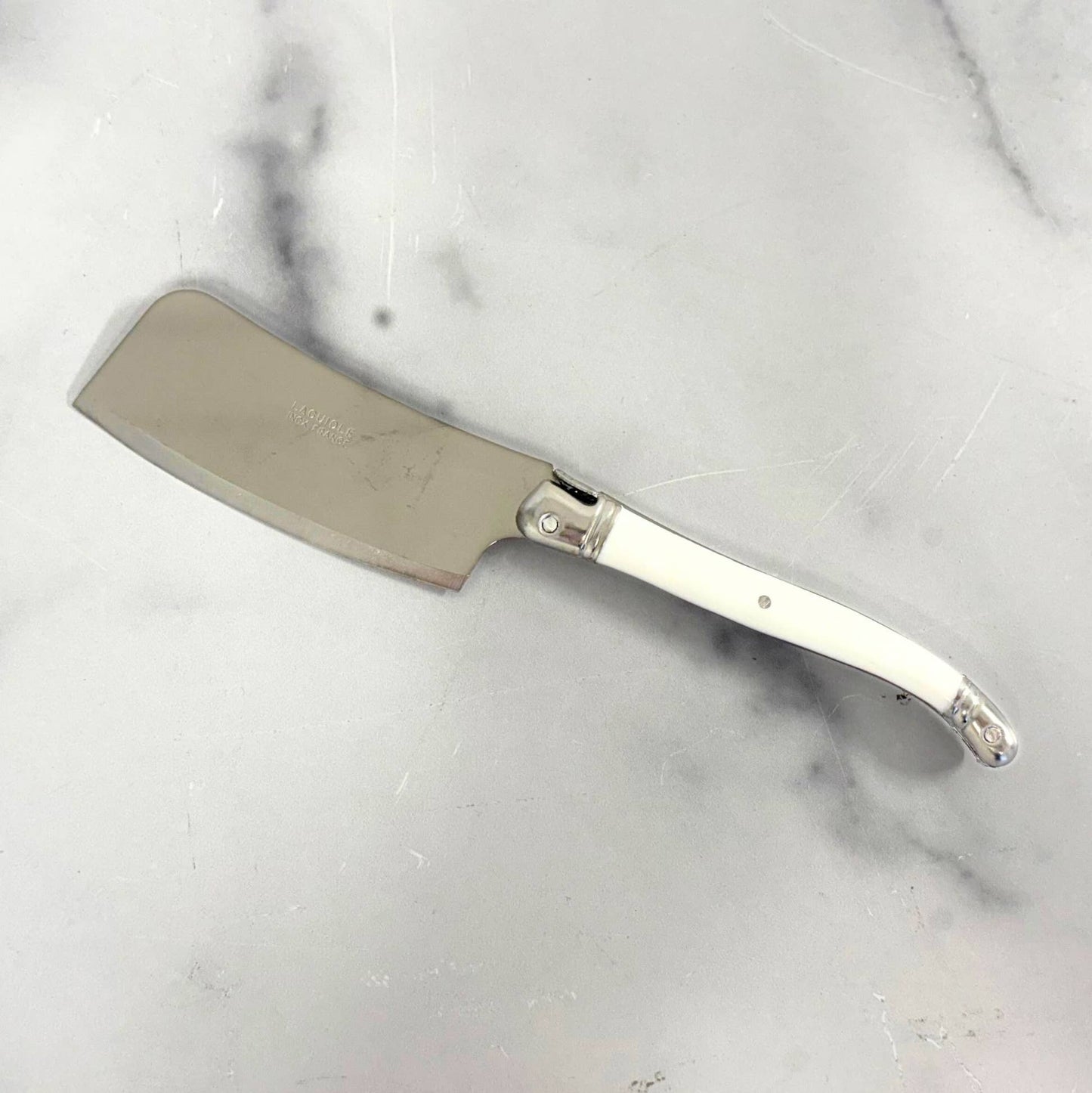 Laguiole Cheese Cleaver, White