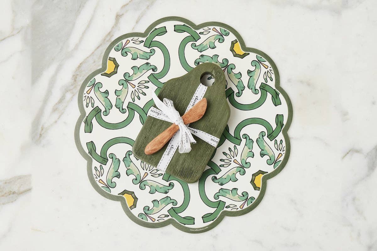 Dutch Cheese Board with Spreader