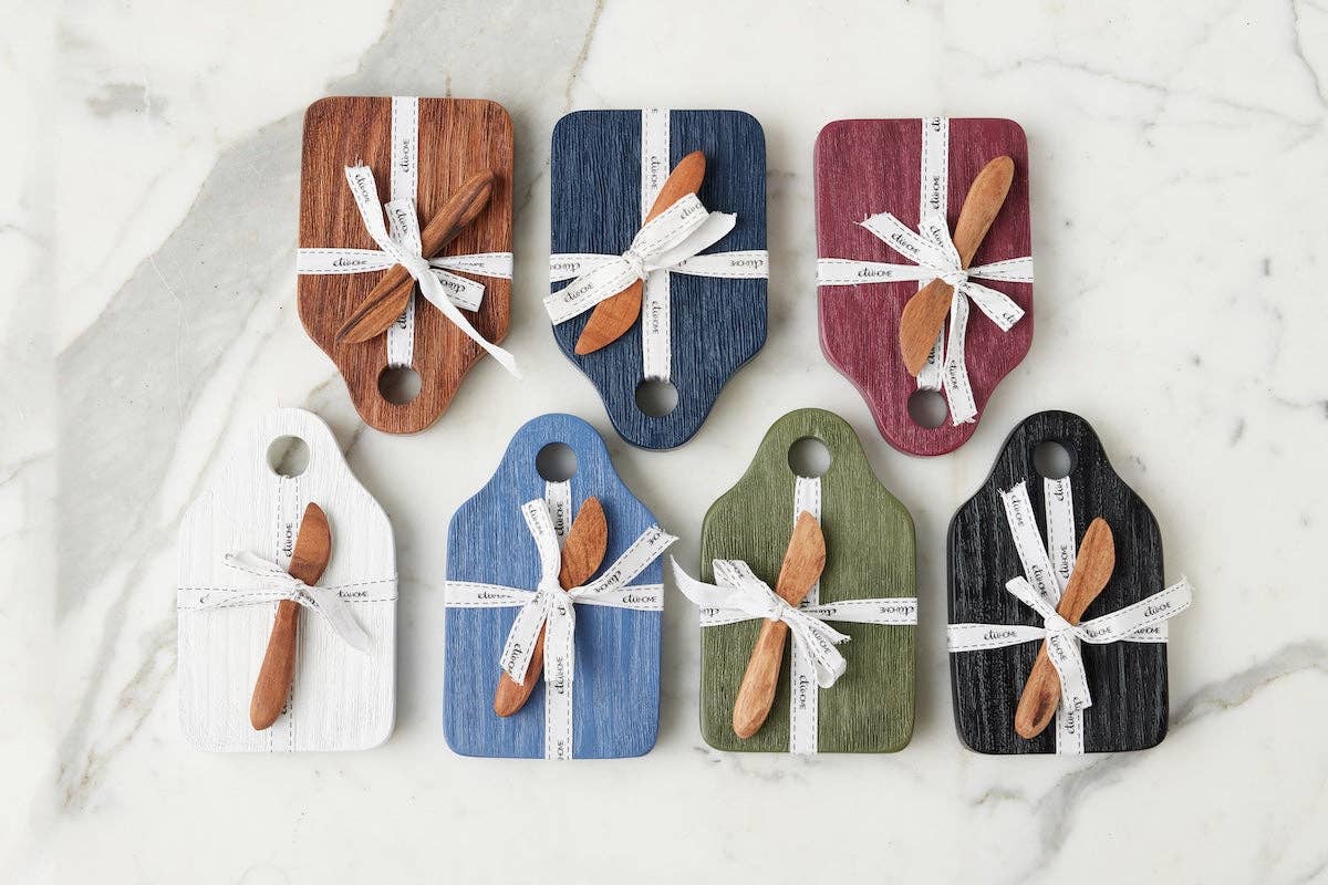 Dutch Cheese Board with Spreader