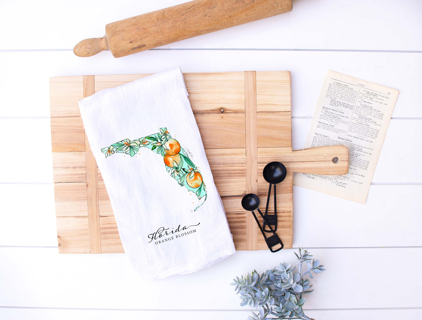 Florida Flour Sack Tea Towel