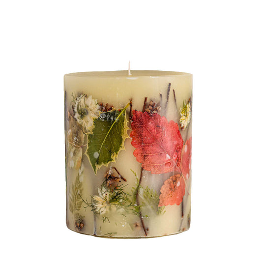 Forest Small Round Botanical Candle