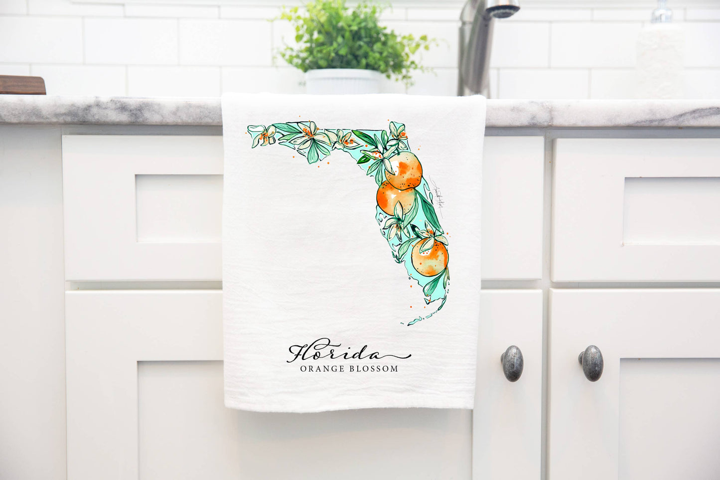 Florida Flour Sack Tea Towel