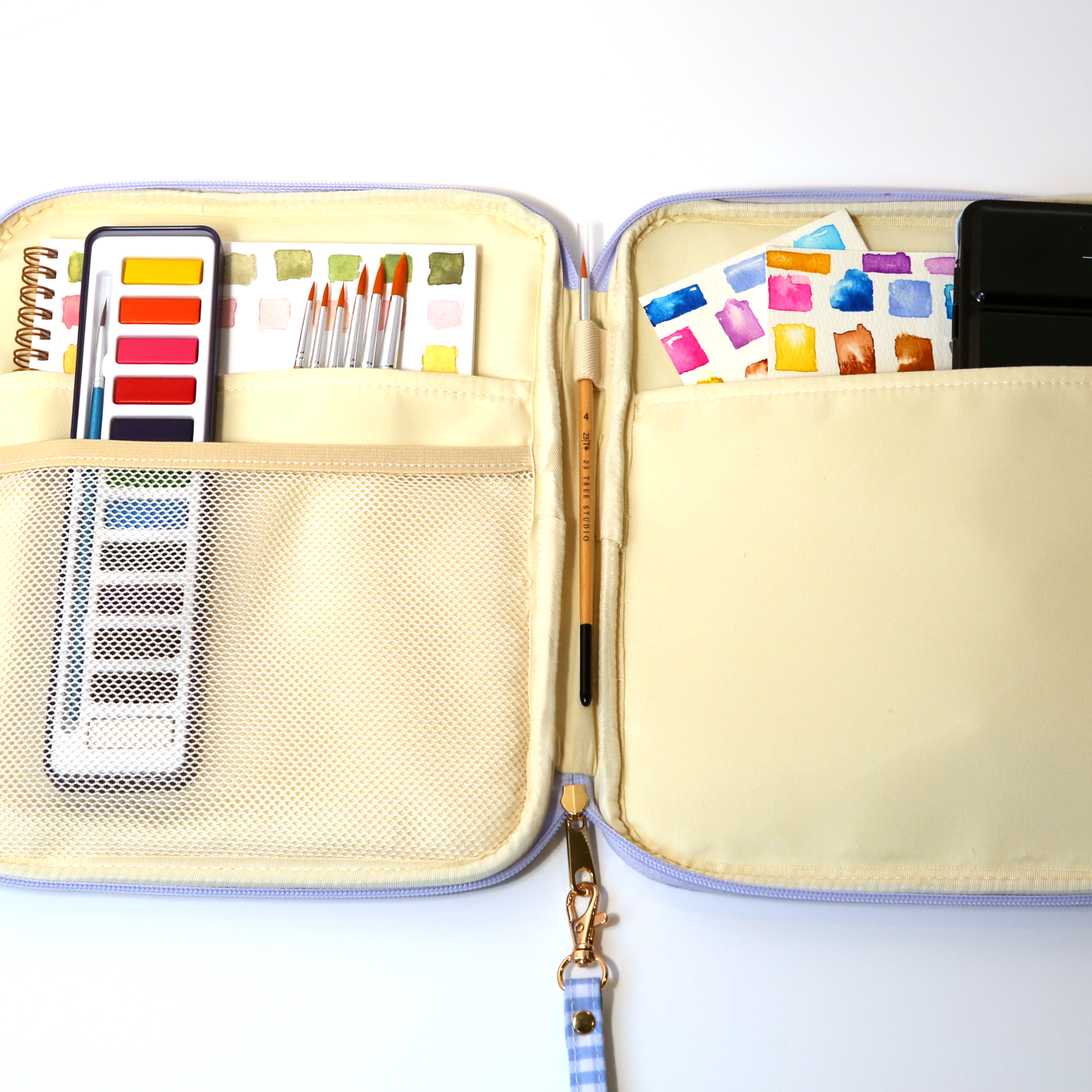 Watercolor Clutch & Workbook Organizer