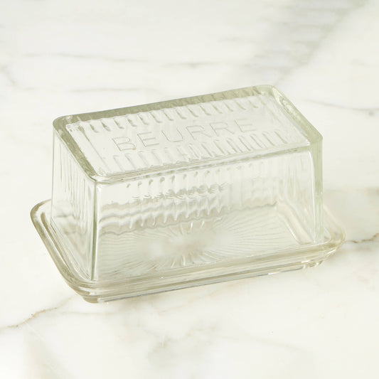 Bistro Glass Butter Dish