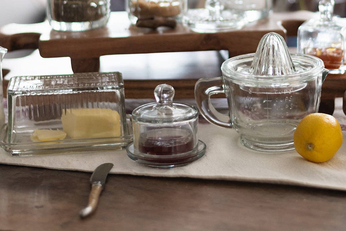 Bistro Glass Jam Jar