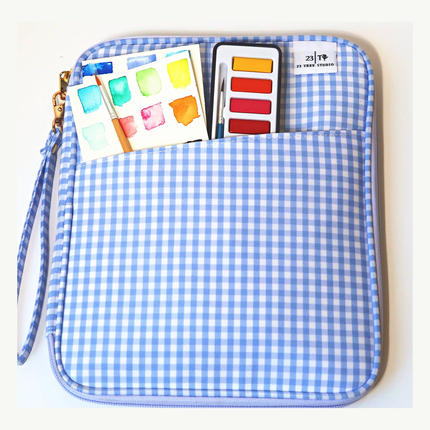 Watercolor Clutch & Workbook Organizer