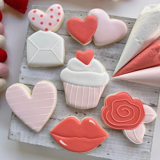 Valentine Cookie Decorating Class with Kristen's Cookie Co. (2/12)