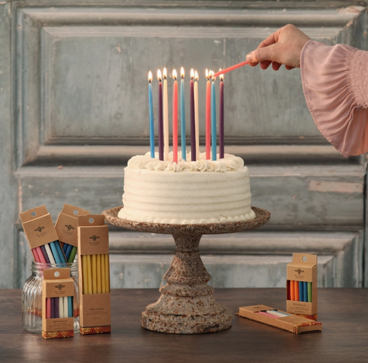 Tall Birthday Cake Tapers