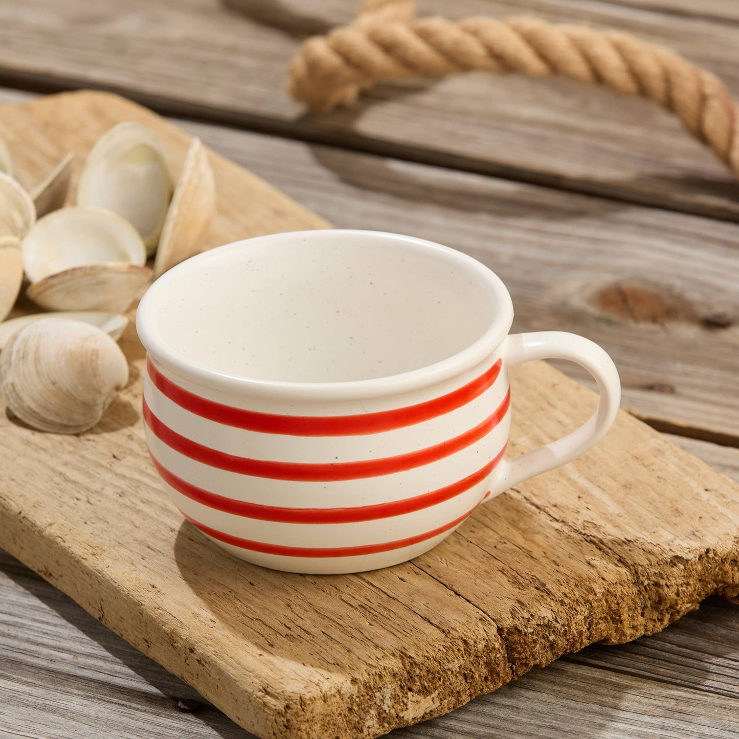 Red Stripe Jumbo Bowl