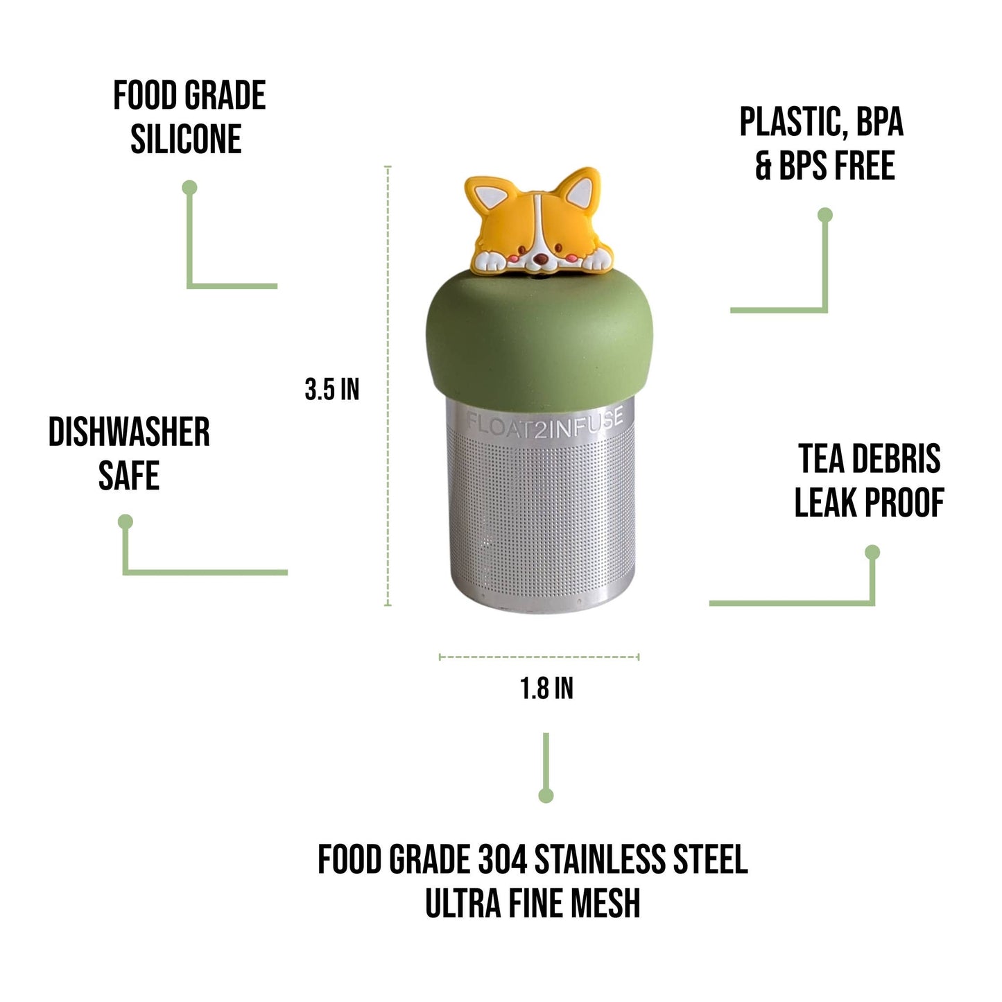 Playful Puppy | Floating Tea Steeper