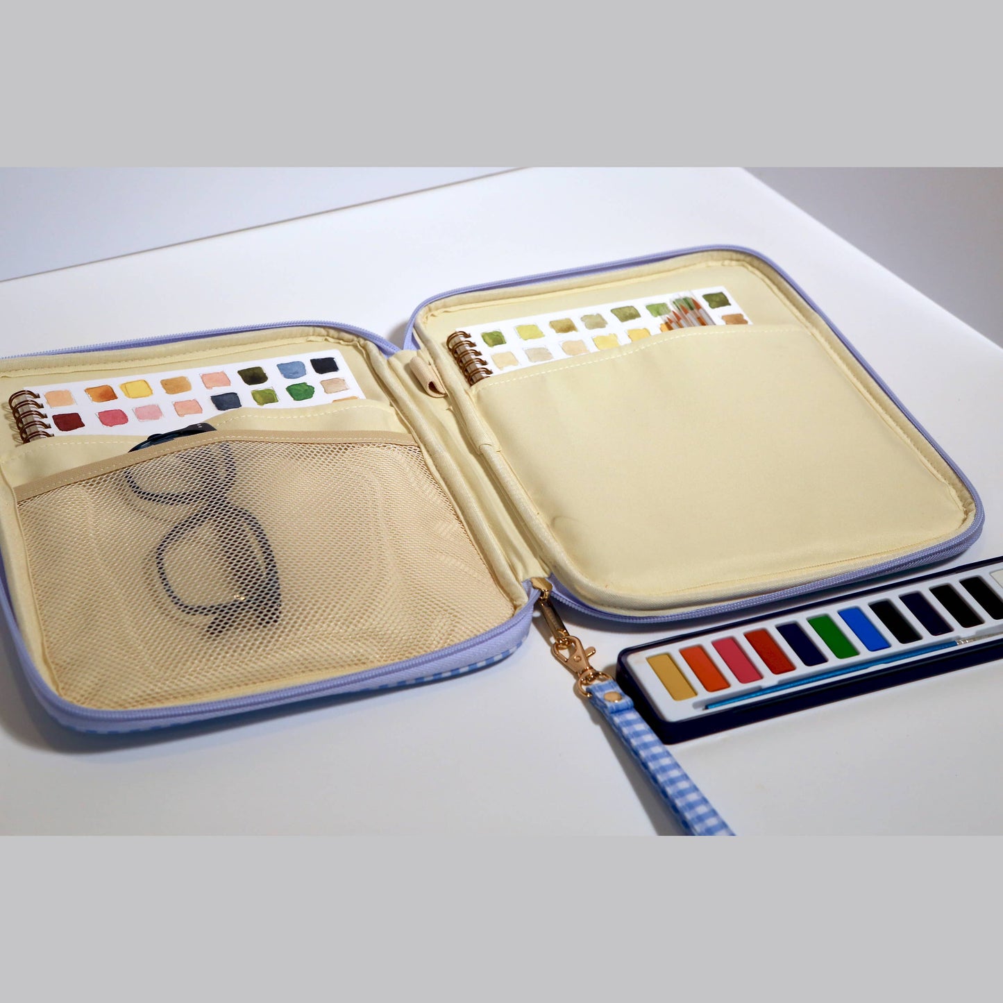 Watercolor Clutch & Workbook Organizer