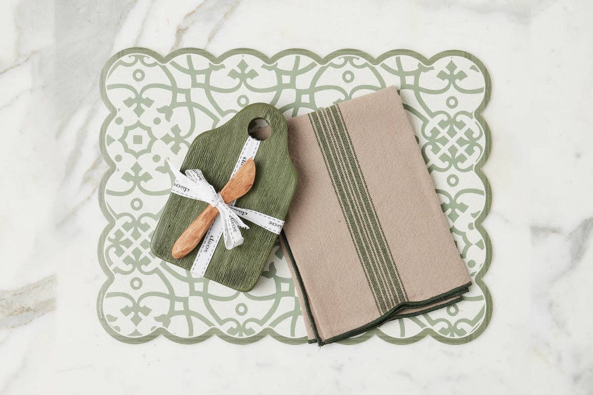 Dutch Cheese Board with Spreader