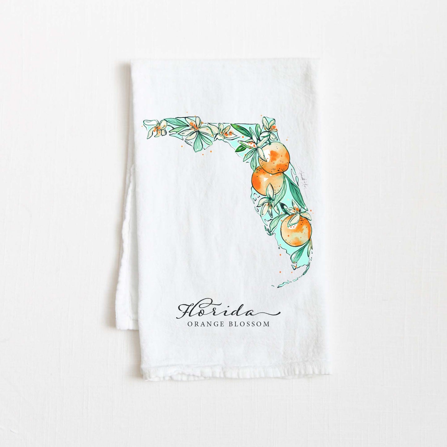 Florida Flour Sack Tea Towel