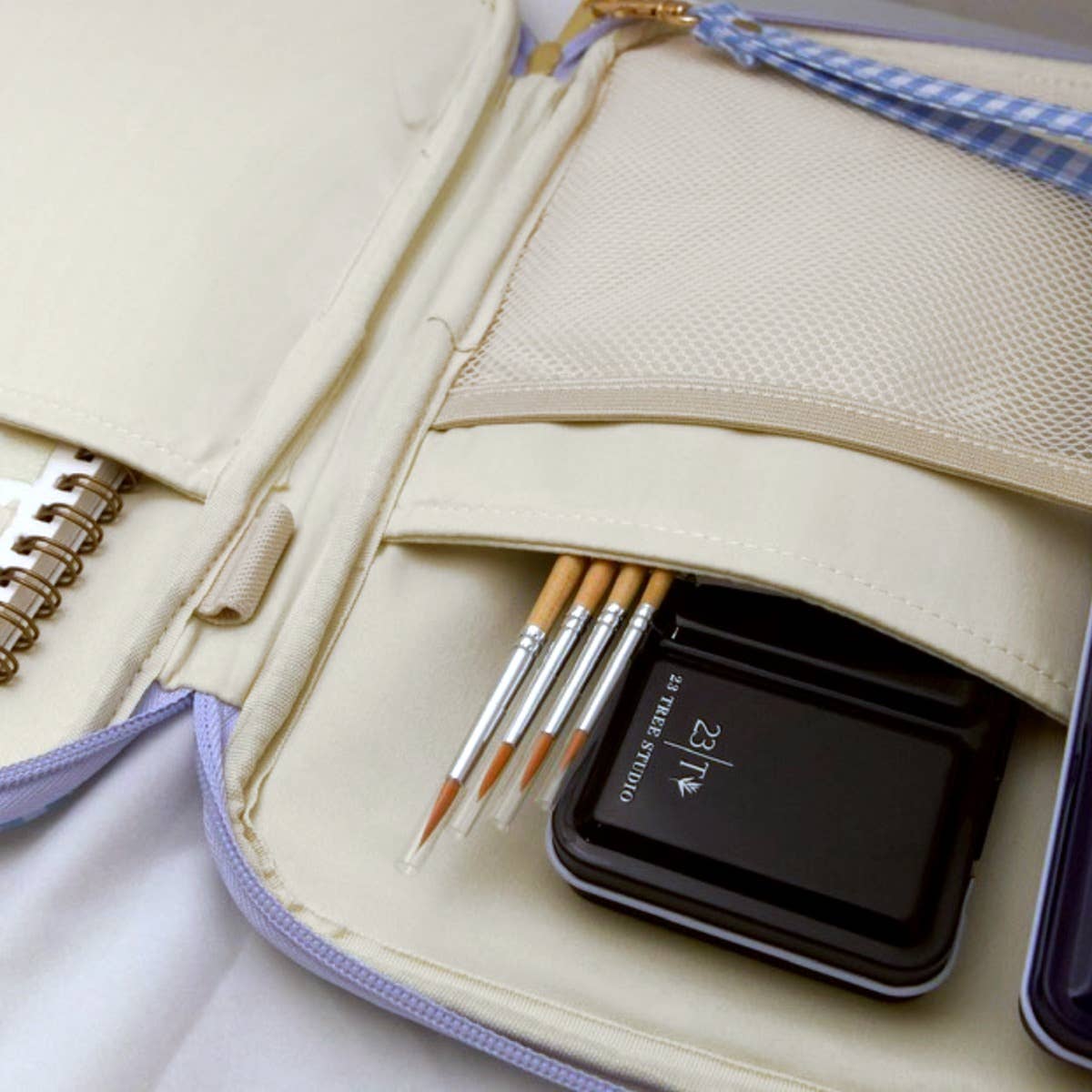 Watercolor Clutch & Workbook Organizer