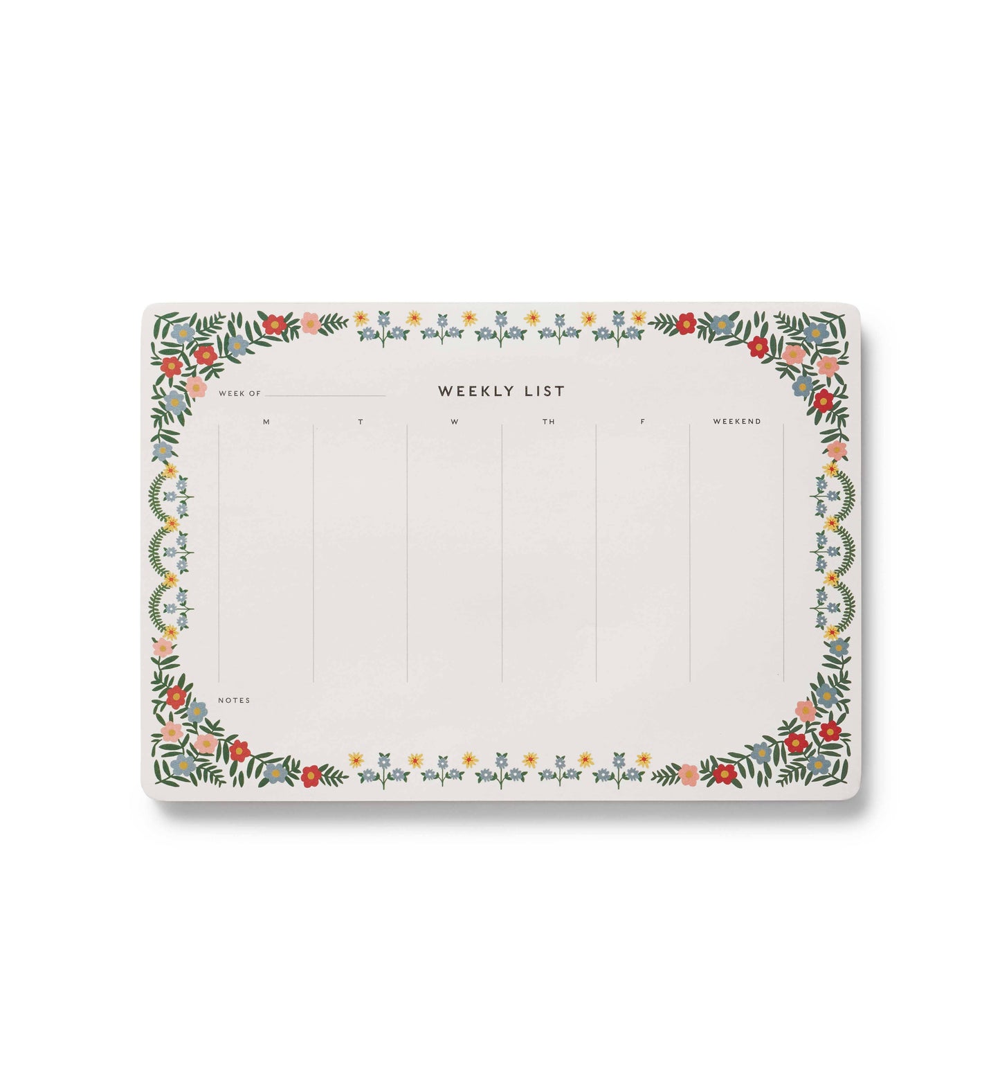 Rosette Weekly Desk Pad