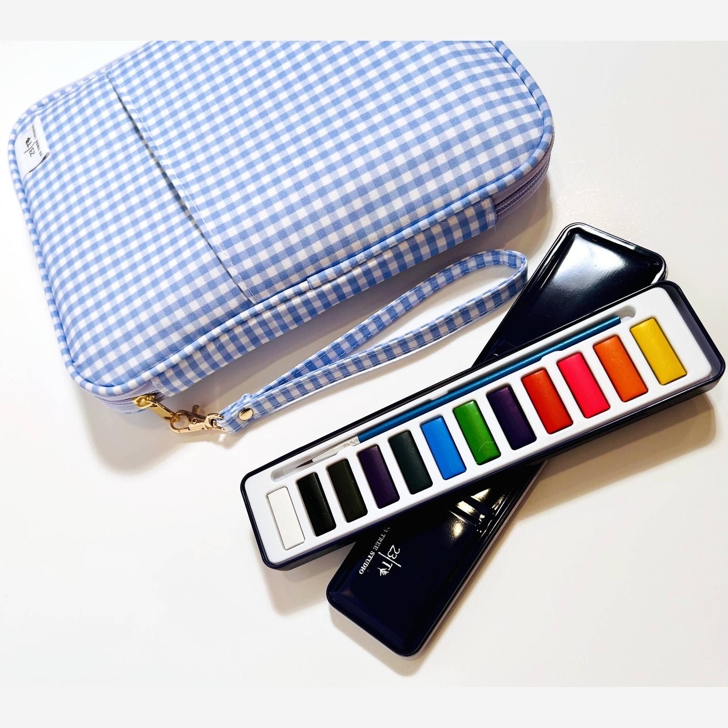 Watercolor Clutch & Workbook Organizer